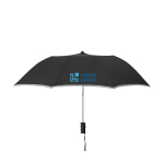 Foldable manual umbrella with reflective edge, Ø 93 view with print area