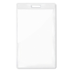 Transparent vertical card sleeve transparent colour