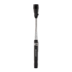 Extendable torch with 3 LED lights, 57 cm long black colour second main view