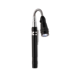 Extendable torch with 3 LED lights, 57 cm long black colour third view