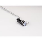 Extendable torch with 3 LED lights, 57 cm long black colour photographic view