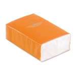 Package of handkerchiefs in mini format orange colour third view