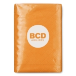 Package of handkerchiefs in mini format orange colour main view