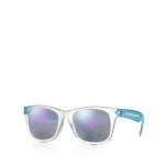 Sunglasses with mirrored lenses for events, UV400 protection view with print area