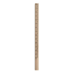 Carpenter's pencil with 14 cm ruler wood colour