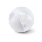 Inflatable beach ball for events in vivid colours white colour