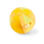 Inflatable beach ball for events in vivid colours yellow colour second main view