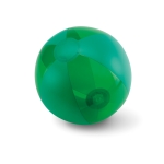 Inflatable beach ball for events in vivid colours green colour