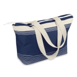 Beach bag made from 600D polyester blue colour