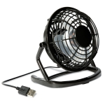 USB vintage look table fan, for promotions black colour