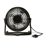 USB vintage look table fan, for promotions black colour third view