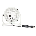 USB vintage look table fan, for promotions white colour second view