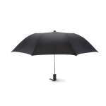 Foldable automatic folding umbrella made of silk, Ø 93 black colour