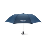 Foldable automatic folding umbrella made of silk, Ø 93 blue colour main view