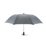 Foldable automatic folding umbrella made of silk, Ø 93 grey colour