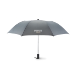 Foldable automatic folding umbrella made of silk, Ø 93 grey colour fifth main view