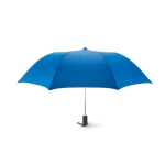 Foldable automatic folding umbrella made of silk, Ø 93 royal blue colour