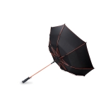 Stormproof umbrella, 190T silk for a high-quality gift, Ø102 orange colour fourth view