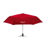 Wind-resistant folding automatic umbrella, Ø 97 red colour main view