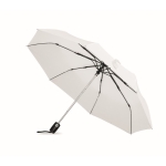 Wind-resistant folding automatic umbrella, Ø 97 white colour