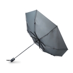 Wind-resistant folding automatic umbrella, Ø 97 grey colour fourth view