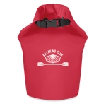 Waterproof sports bag, can also be worn on the shoulder, 10 L red colour fourth main view