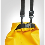 Waterproof sports bag, can also be worn on the shoulder, 10 L yellow colour sixth view