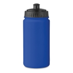 Plastic water bottle ideal for sports events, 500 ml