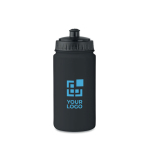 Plastic water bottle ideal for sports events, 500 ml view with print area