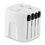 Universal travel adapter for Europe, USA/Japan, Australia/China white colour