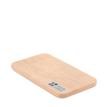 Small wooden chopping board view with print area