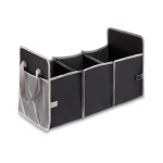 Foldable organiser for the car boot black colour