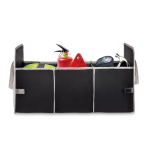 Foldable organiser for the car boot black colour third view