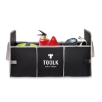 Foldable organiser for the car boot black colour third main view