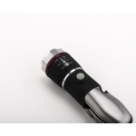 Hammer with multifunctional tool, 9 functions and flashlight black colour fourth view