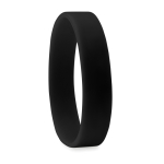 Silicone wristband, fast delivery in 6 black colour