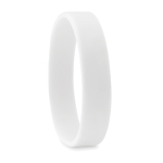 Silicone wristband, fast delivery in 6 white colour