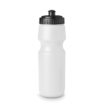 BPA-free sports drinking bottle for promotions, 700 ml white colour