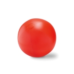 Large white inflatable beach ball for children and events red colour