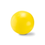 Large white inflatable beach ball for children and events yellow colour