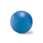 Large white inflatable beach ball for children and events royal blue colour