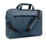 Laptop bag made of 2-tone polyester 320D, 15” blue colour