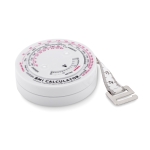 Body mass measuring tape for the healthcare industry white colour second view