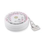 Body mass measuring tape for the healthcare industry white colour second main view