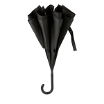 Weatherproof, reversible umbrella made of 190T, Ø 102 black colour second view