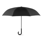 Weatherproof, reversible umbrella made of 190T, Ø 102 black colour third view