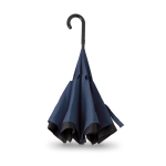 Weatherproof, reversible umbrella made of 190T, Ø 102 blue colour fifth view