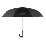 Weatherproof, reversible umbrella made of 190T, Ø 102 grey colour third main view