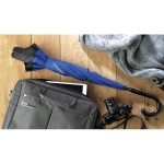 Weatherproof, reversible umbrella made of 190T, Ø 102 royal blue colour main ambient view