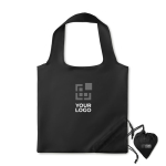 Foldable shopping bag, for promotions in polyester, 190T view with print area